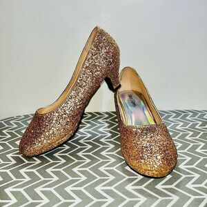 Silver Slipper Mirage Rose Gold Shoe